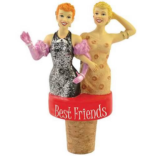 I Love Lucy Best Friends Wine Stopper