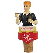 I Love Lucy Vitameatavegamin Wine Stopper