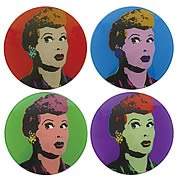 I Love Lucy Pop Art Coasters 4-Pack