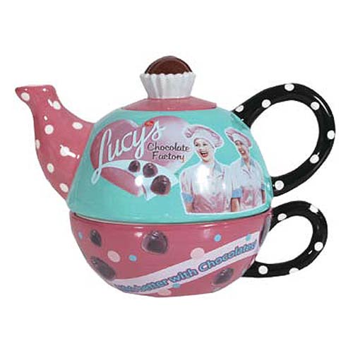 I Love Lucy Chocolates Tea for One Teapot