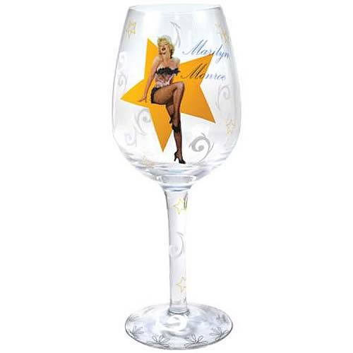 Marilyn Monroe Lingerie Wine Glass