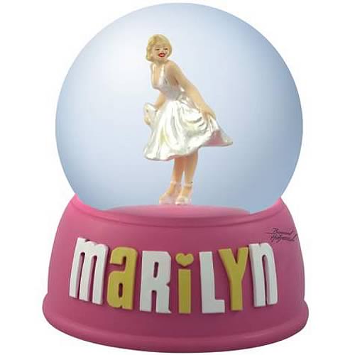 Marilyn Monroe White Dress Water Globe