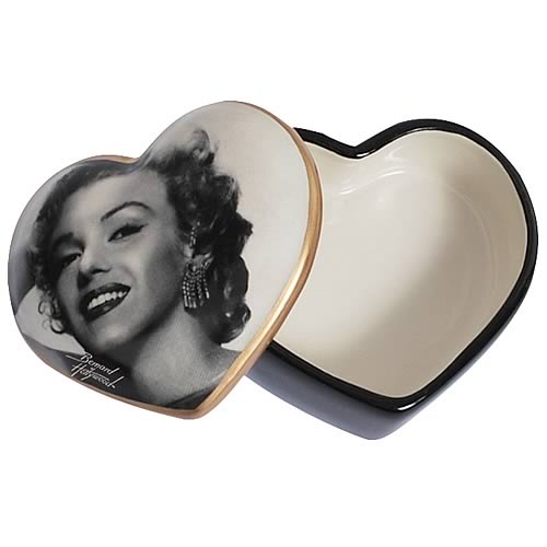 Marilyn Monroe Black and White Trinket Box