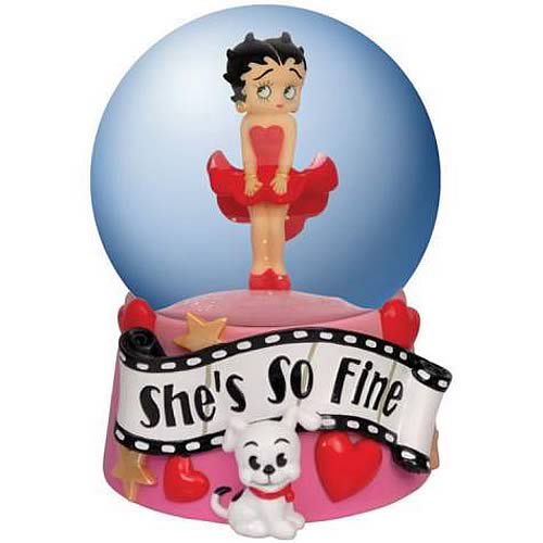 Betty Boop She's So Fine Water Globe