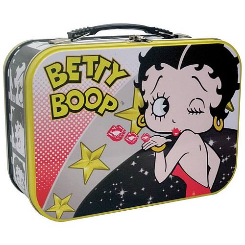 Betty Boop Stars and Kisses Betty Tin Tote