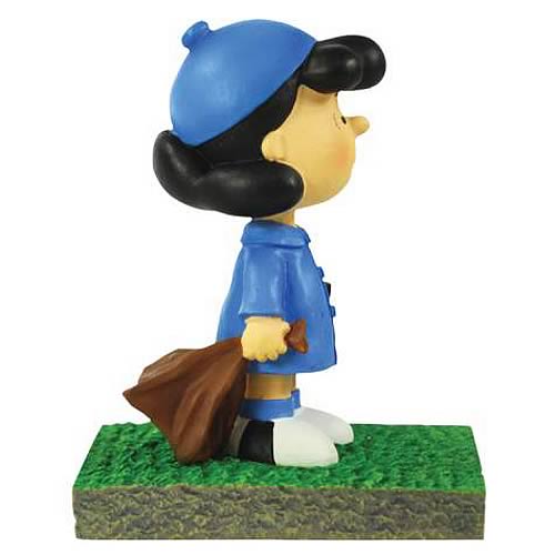 Peanuts Lucy Bus Stop Mini Statue