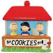 Peanuts Cookie Stand Cookie Jar