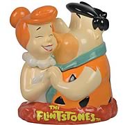 The Flintstones Fred and Wilma Cookie Jar