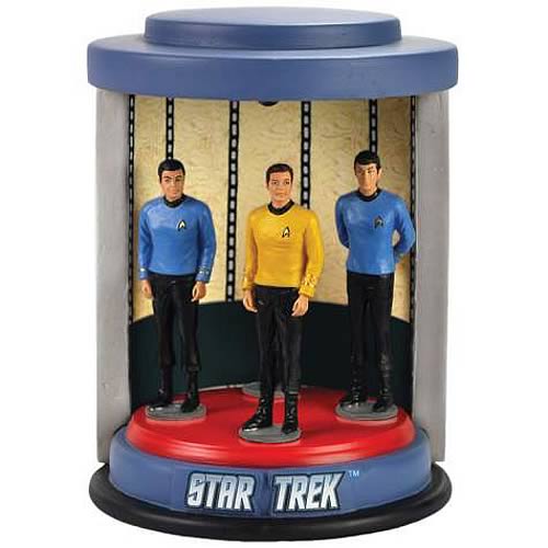 Star Trek Original Series Transporter Crew Lighted Statue