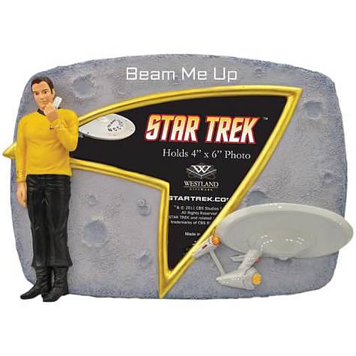 Star Trek Captain Kirk Beam Me Up Picture Frame