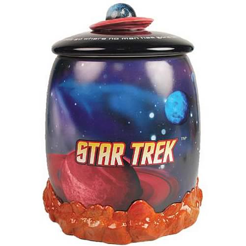 Star Trek Enterprise in Space Cookie Jar