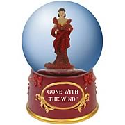 Gone with the Wind Red Dress Scarlett O'Hara Water Globe<br />