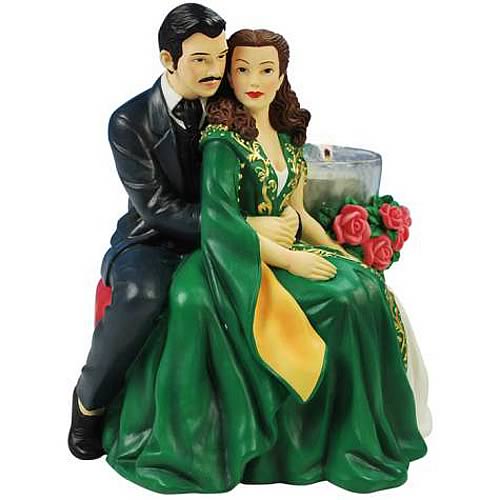 Gone with the Wind Scarlett and Rhett Tealight Holder