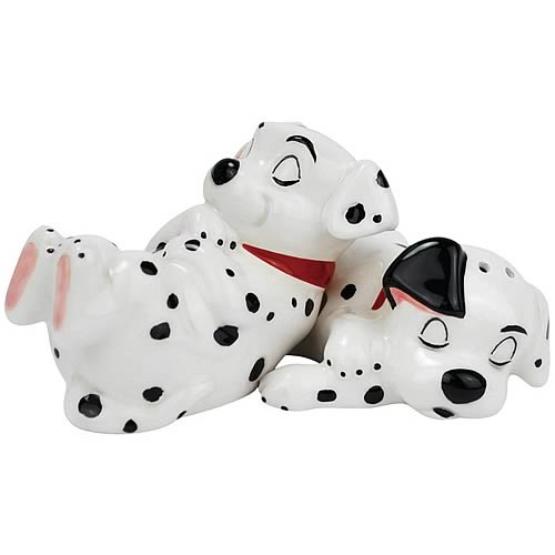 101 Dalmatians Puppies Sleeping Salt and Pepper Shakers