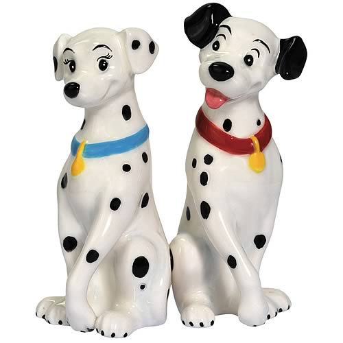 101 Dalmatians Dalmatians in Love Salt and Pepper Shakers