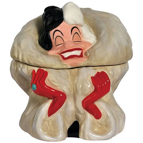 101 Dalmatians Cruella De Vil Cookie Jar