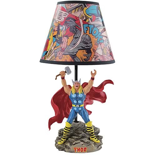Mighty Thor Statue Lamp