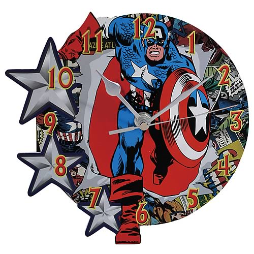 Captain America Wall Clock