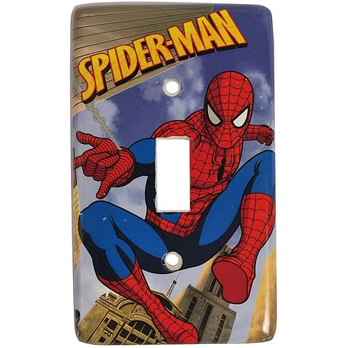 Spider-Man Light Switch Plate