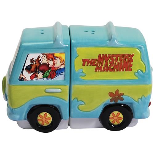 Scooby-Doo Gang and Mystery Machine Salt and Pepper Shakers