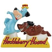Huckleberry Hound and Dog Salt and Pepper Shakers