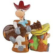 Quick Draw McGraw and Baba Looey Salt and Pepper Shakers
