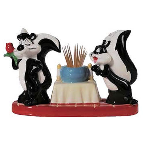 Looney Tunes Pepe and Penelope Salt and Pepper Shakers