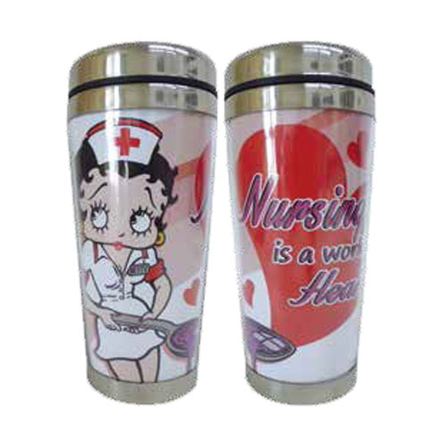 Betty Boop Nurse 16 oz. Acrylic Travel Mug