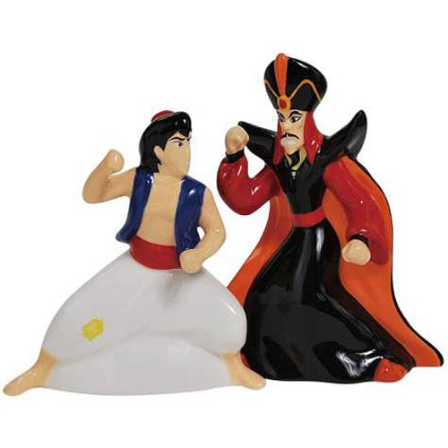 Aladdin and Jafar Salt & Pepper Shakers