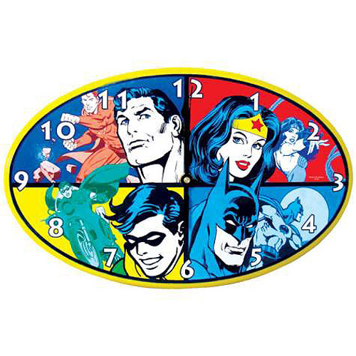 DC Comics Superheroes Wall Clock