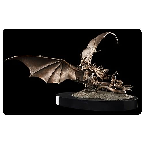 Lord of the Rings Eowyn and the Nazgul Statue and Book