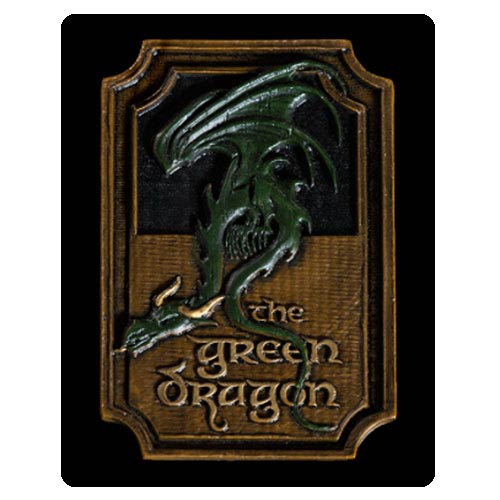 Lord of the Rings The Green Dragon Sign Magnet