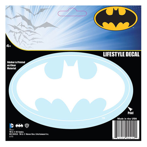 Batman Classic Logo White Decal