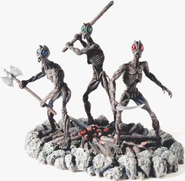 12 inch Three Ghouls Statue