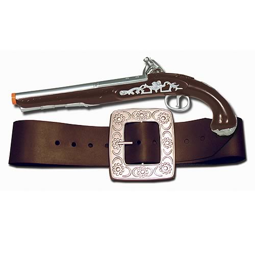 Pirates 2 Jack Sparrow's Electronic Pistol and Belt