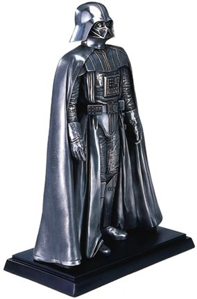 Metallic Darth Vader Sculpture