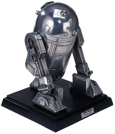 Metallic R2-D2 Sculpture