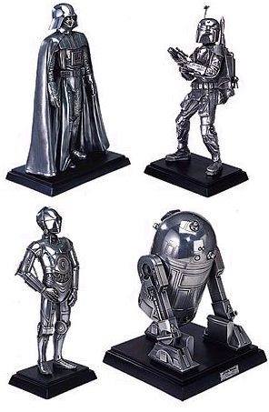 Star Wars Metallic Sculptures