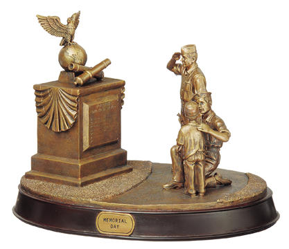 Bronze Memorial Day Sculpture