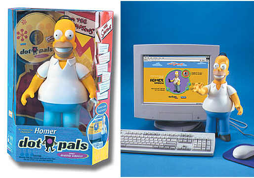 Dot-Pals Homer Simpson