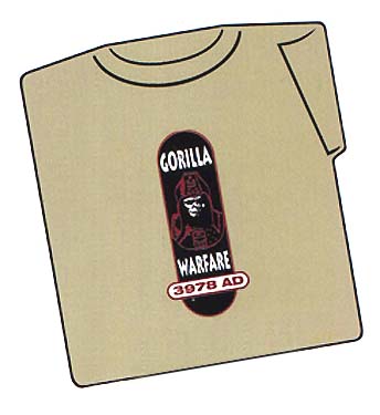 T-Shirt, Gorilla Warfare