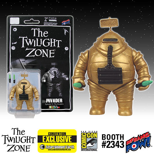 The Twilight Zone Invader 3 3/4-Inch Figure Color-Con. Excl.