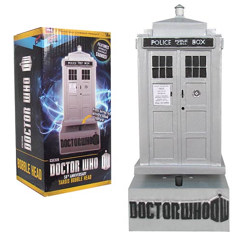 Doctor Who's Wobbling, Bobbling, Noise-Making TARDIS