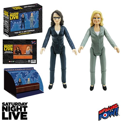 SNL Weekend Update Tina and Amy 3 1/2-Inch Action Figures