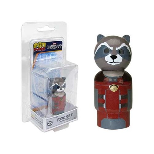 Guardians of the Galaxy Rocket Pin Mate Wooden Figure