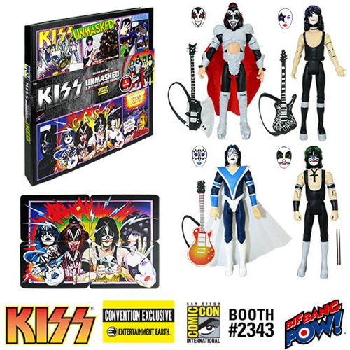 KISS Unmasked 3 3/4-Inch Figures Deluxe Box Set - Con. Excl.