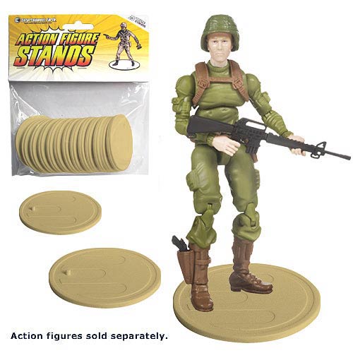 Action Figure Stands 25-Pack - Tan