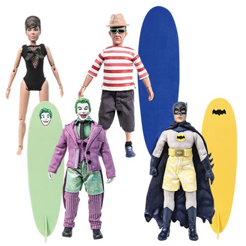 Batman Classic 1966 TV Surfing 8-Inch Action Figure Set