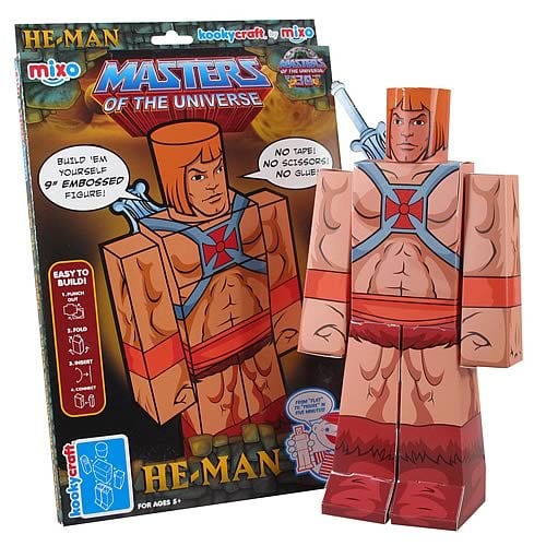Masters of the Universe He-Man Kookycraft Papercraft