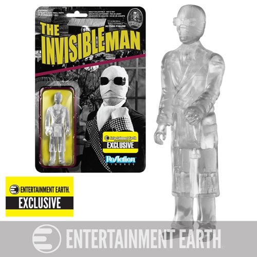 Universal Monsters Clear Invisible Man Figure - EE Exclusive